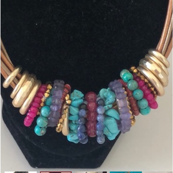 Chico’s beautiful multicolored bead necklace - Picture 2 of 7